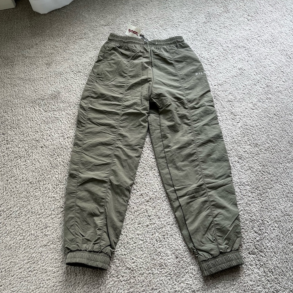 Olive Green Track Pants